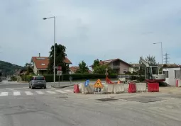 Il cantiere della rotatoria